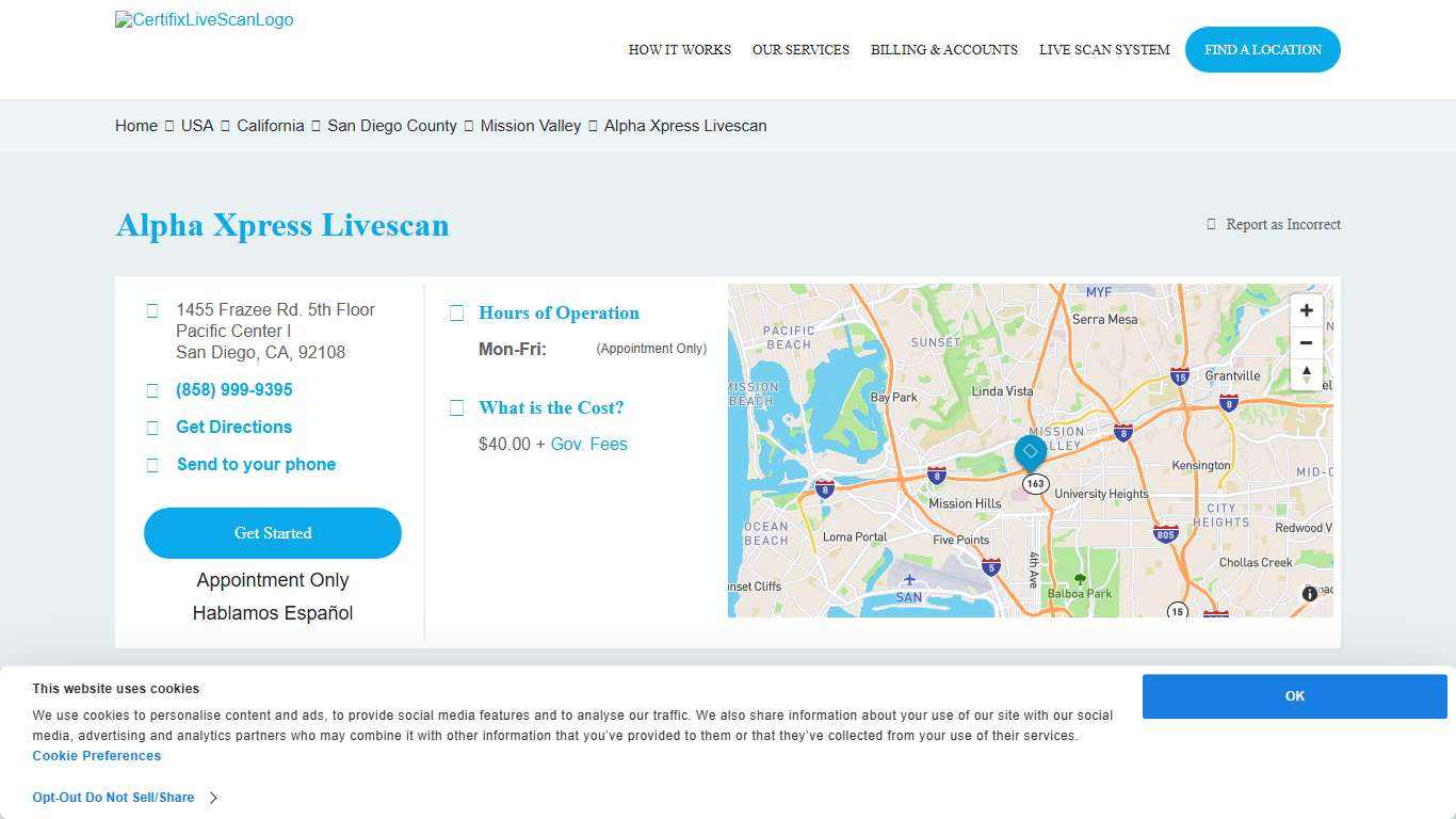 Alpha Xpress Livescan | Certifix Live Scan